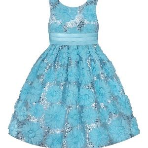 👗 blue flower dress 👗